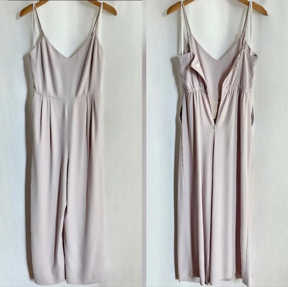 🇨🇦 Aritzia Babaton Light Purple Sleeveless Crepe Jumpsuit - Picture 10 of 14